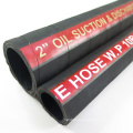 Heat Resistant Oil Black Wrap Surface 4 Inch Flexible    Suction Rubber And Discharge Hose